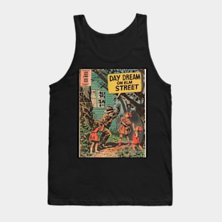 Daydream on Elm Street - A Funny Vintage Horror Movie Parody Tank Top